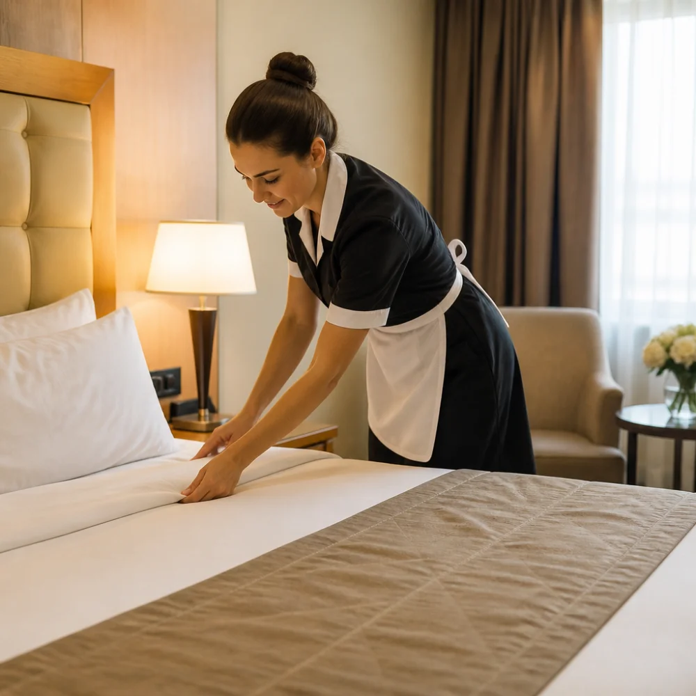 Práce V Hotelu S Ubytováním